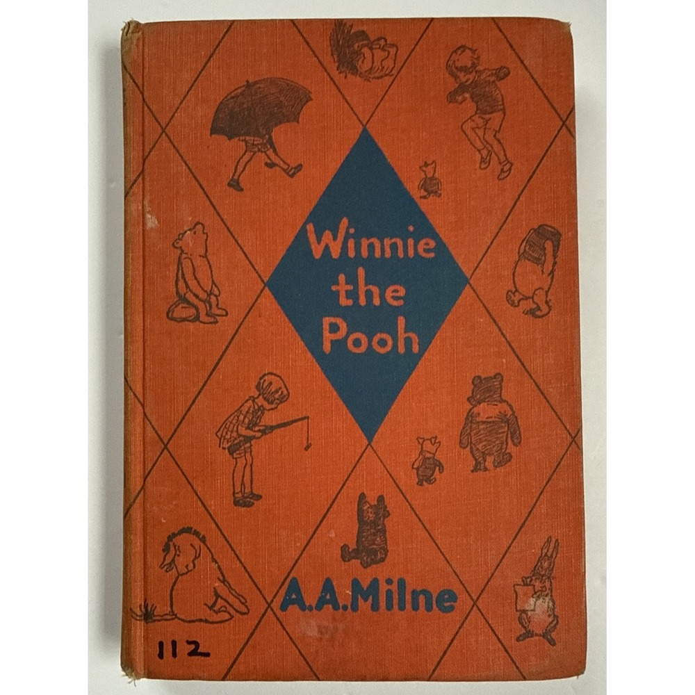 Vintage 1940 Winnie the Pooh A.A. Milne Ernest H Shepard 191st Printing Book